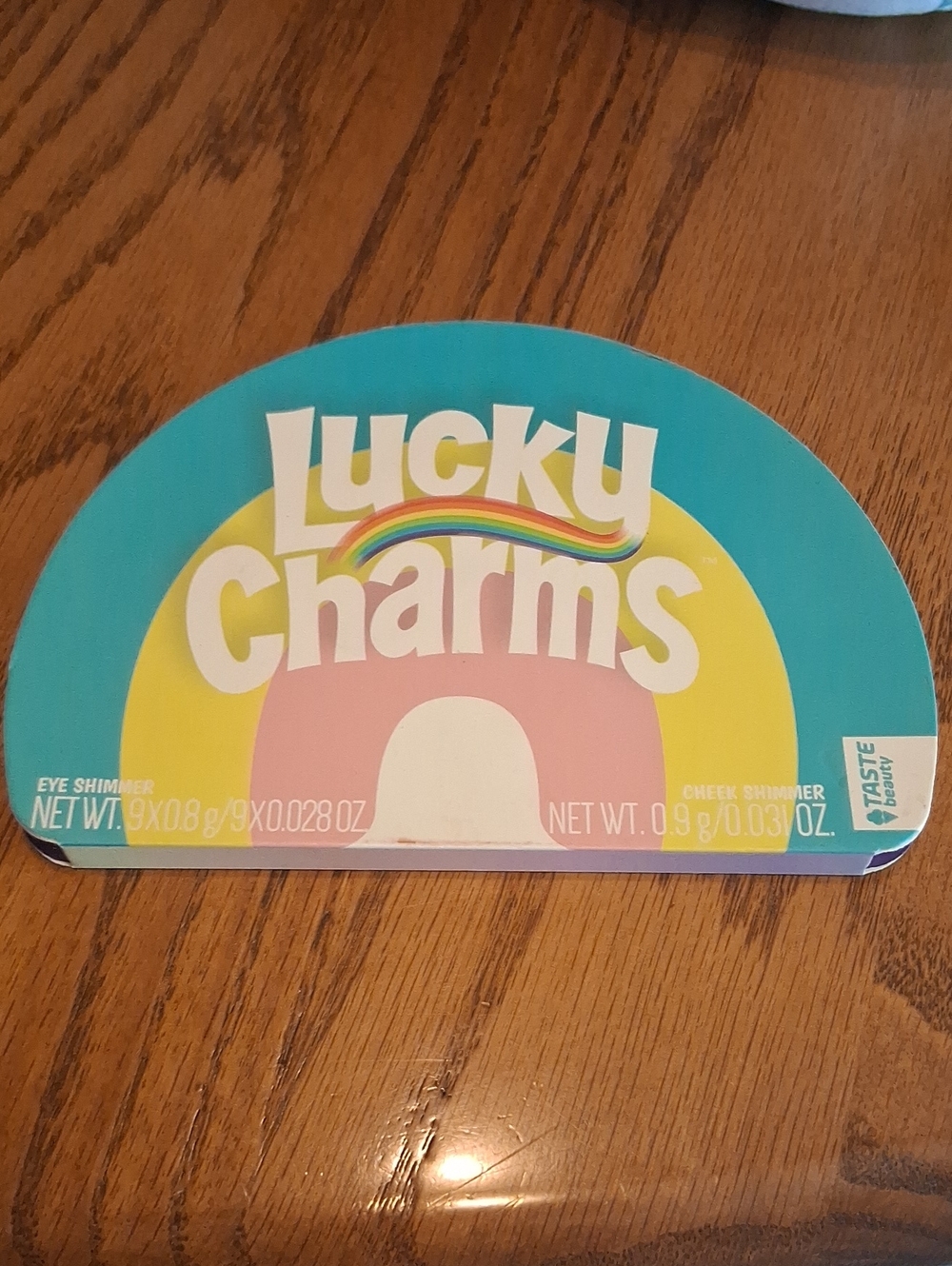 Lucky Charms Eyeshadow & Cheek Shimmer Palette — Teal, Yellow & Pink
